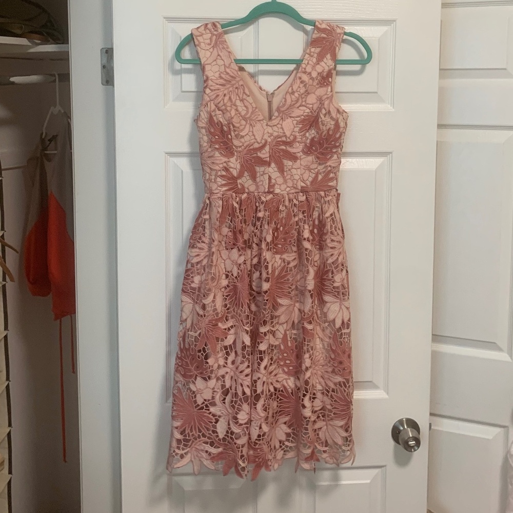 Dress the Population Embroidered Dress